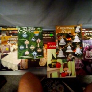 Lot of 11 crochet books